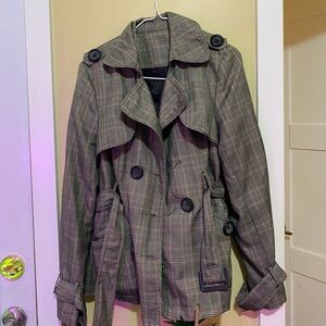 Cute Plaid Fall Jacket